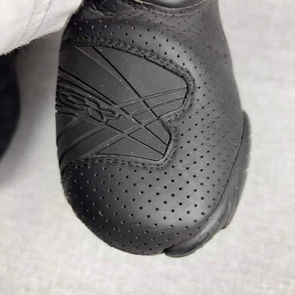 Sidi TCX Boots Mens Size 10 Black Leather Motorcycle Sport Touring Riding Gear
